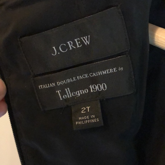 J. Crew 2 Tall black wool cashmere sleeveless black dress size 2T - Picture 7 of 7